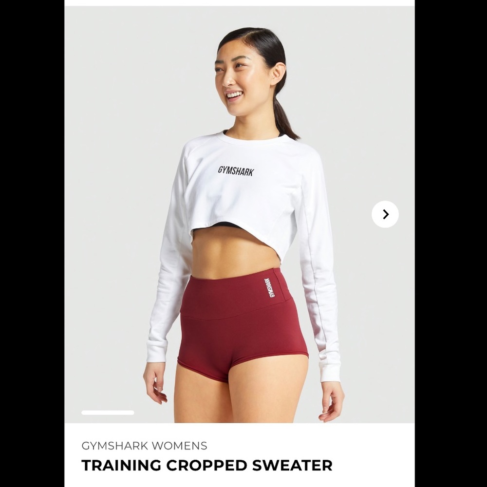 Gymshark training cropped sweater
